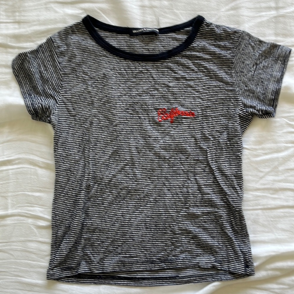 Brandy Melville B&W California tee shirt